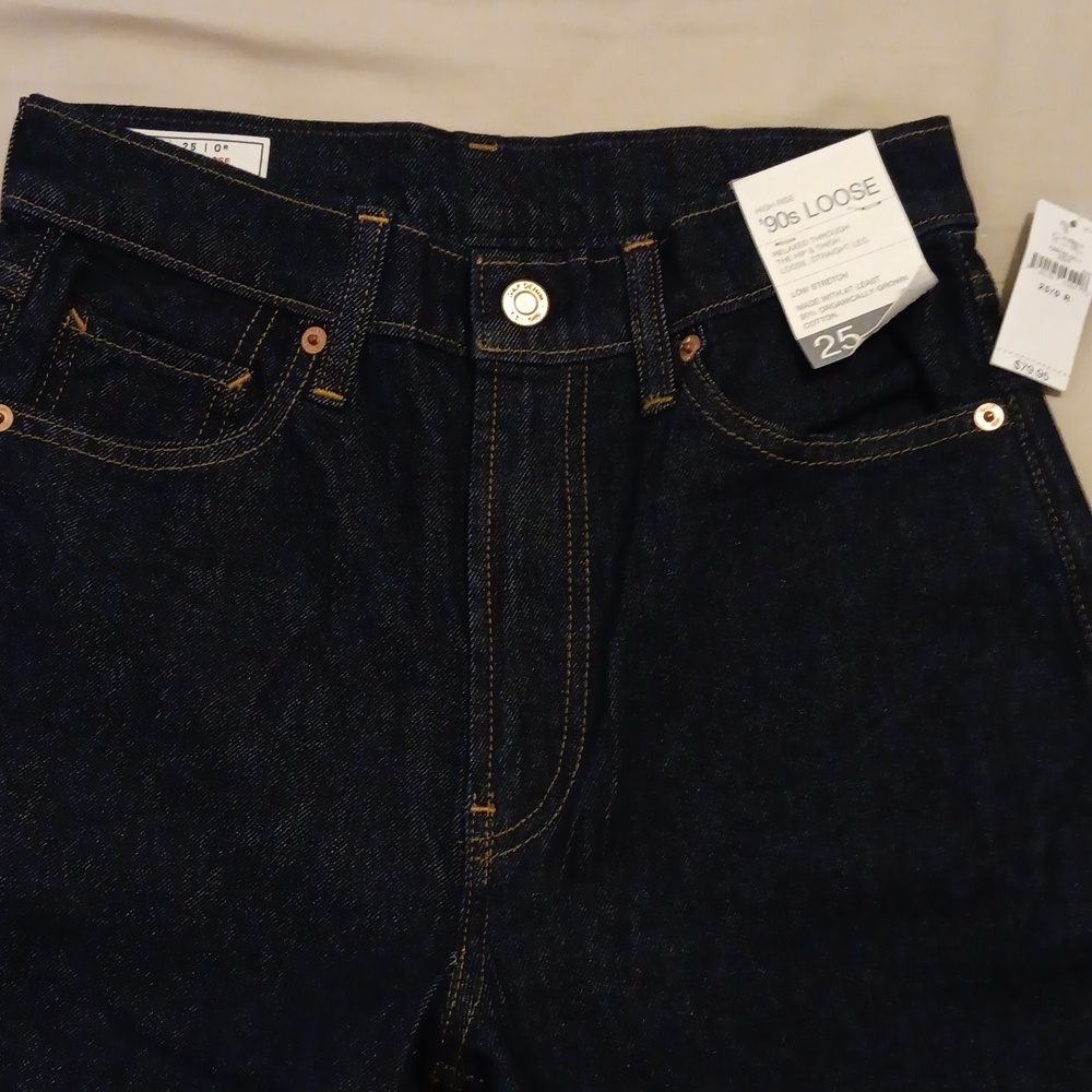 GAP 90s Loose High Rise Low Stretch 25, NWT - Picture 2 of 6